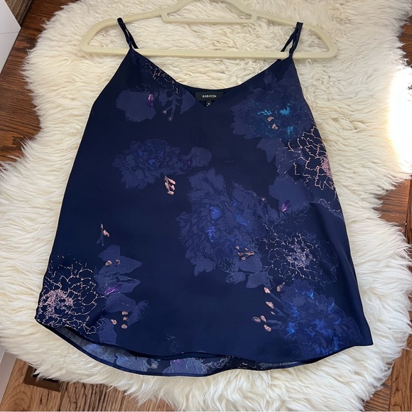 Babaton Everly Camisole XS Limited Edition Floral Pattern Blue - Picture 1 of 8